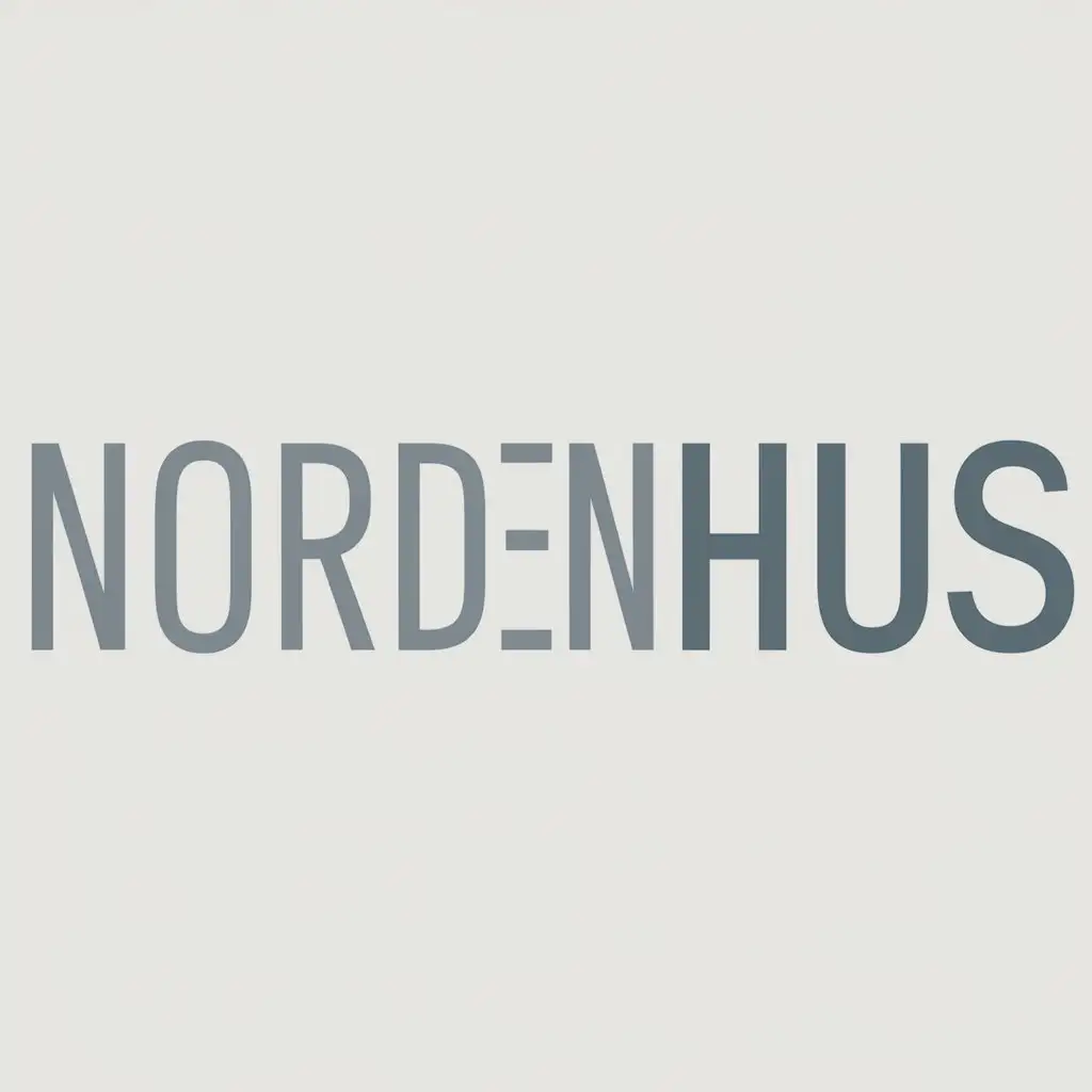 Create a plain simple logo with the text Nordenhus