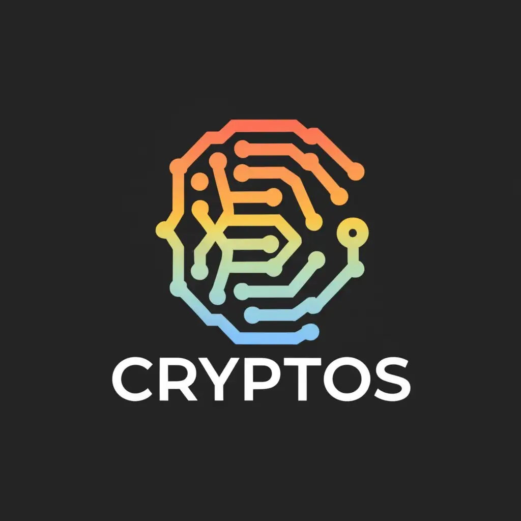 a logo design,with the text "cryptos", main symbol:a disk with a merkle tree on its side so the disk looks like a capital C,Moderate,be used in Construction industry,clear background