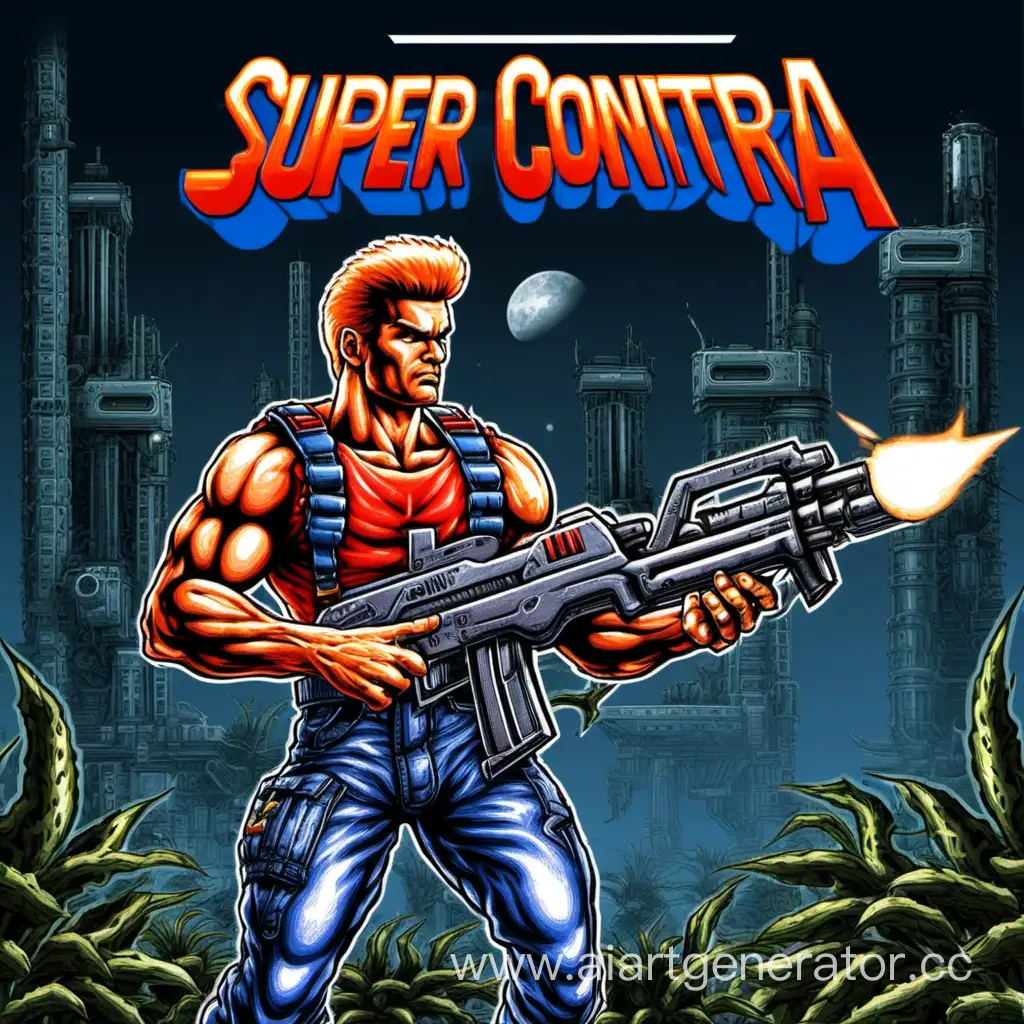 Intense-Battle-Scene-in-Super-Contra-Video-Game