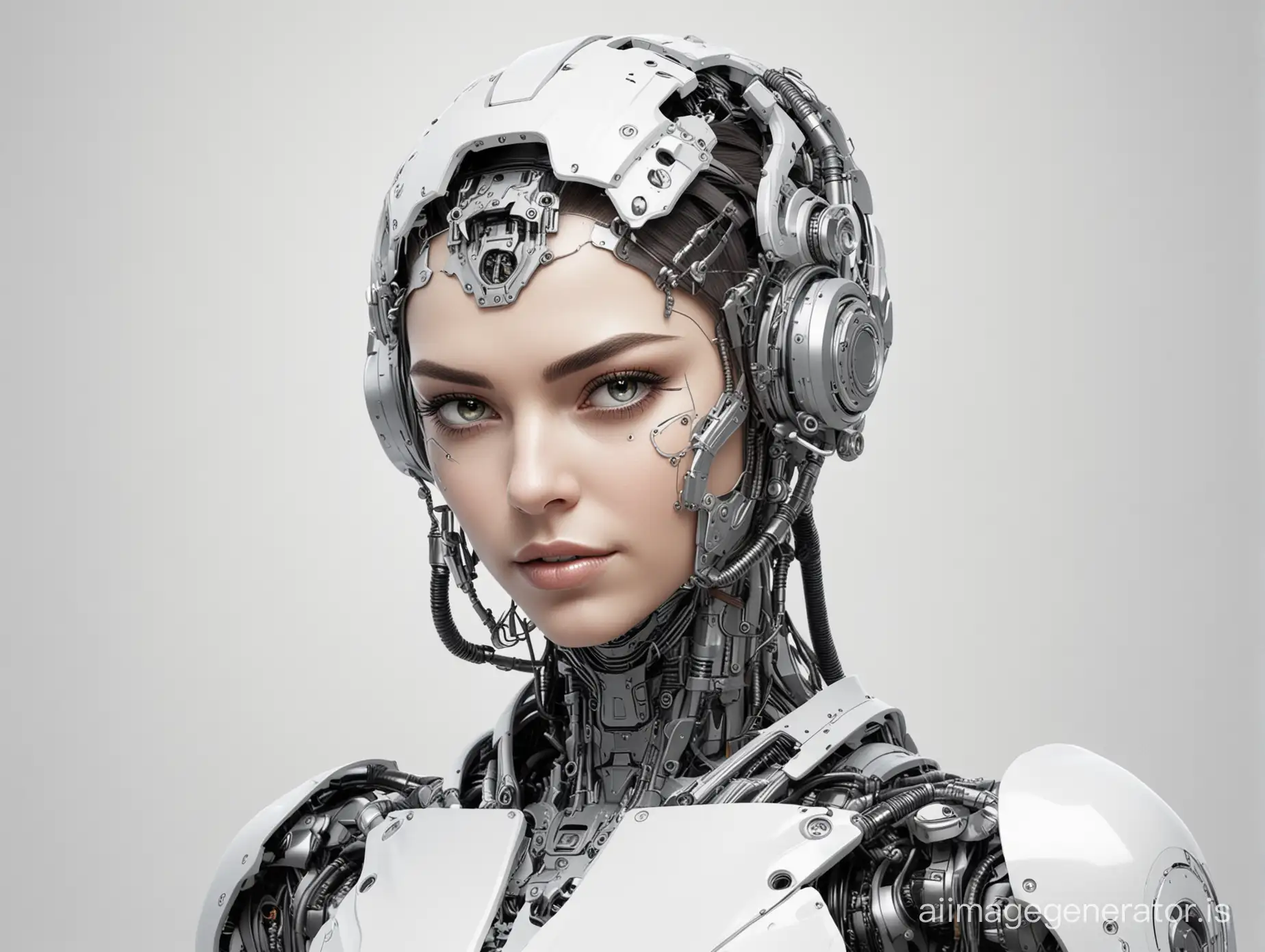 Mechanical-Female-Cyborg-on-Light-White-Layout