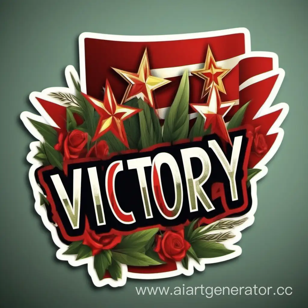 Celebrating-Victory-Day-with-Patriotic-Sticker-Designs