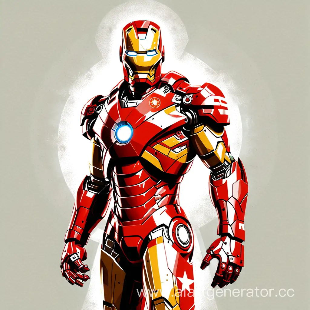 SovietInspired-Iron-Man-Red-and-Yellow-Armored-Avenger