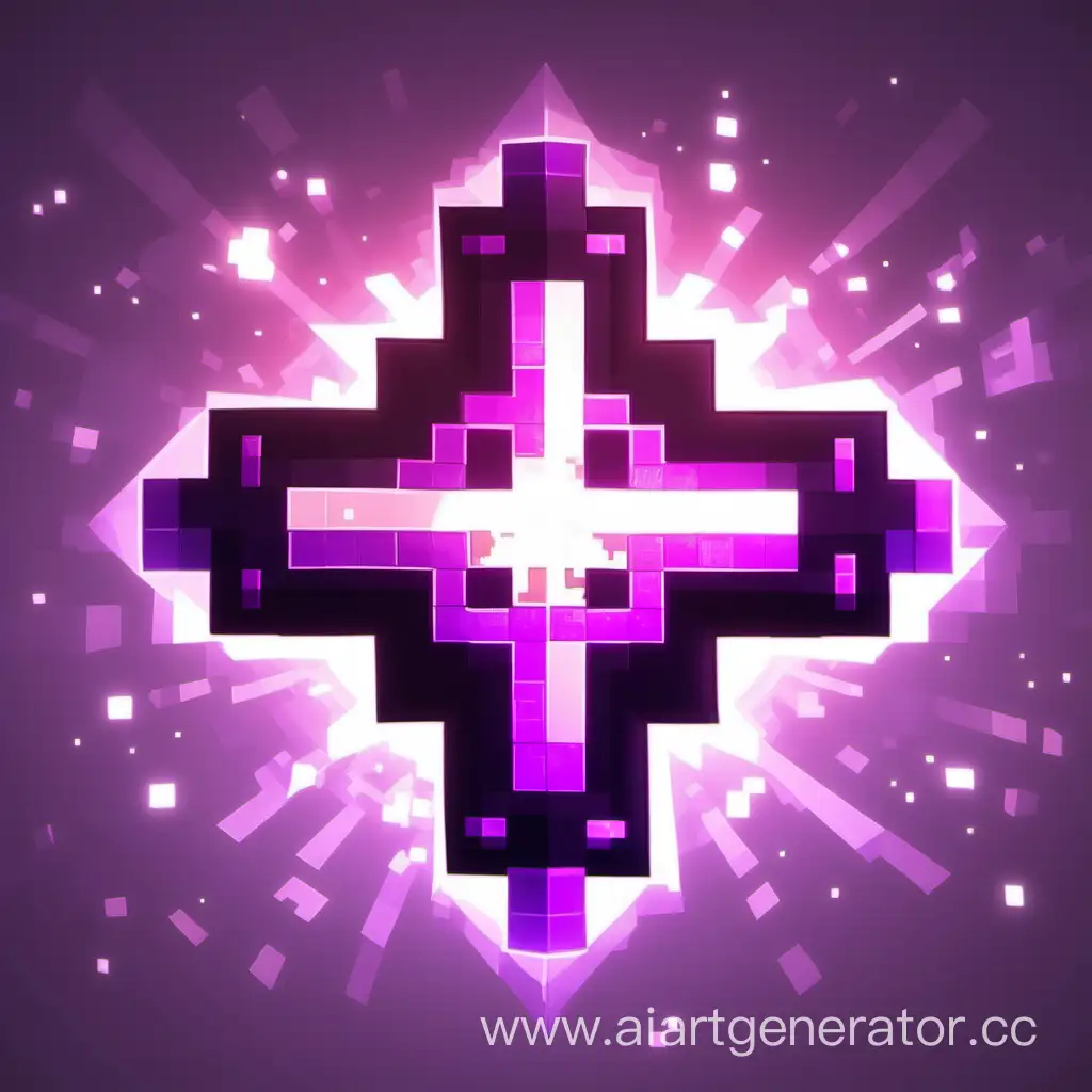 Minecraft-Netherite-Star-Icon-Rare-Crafting-Symbol-in-the-Fiery-Depths