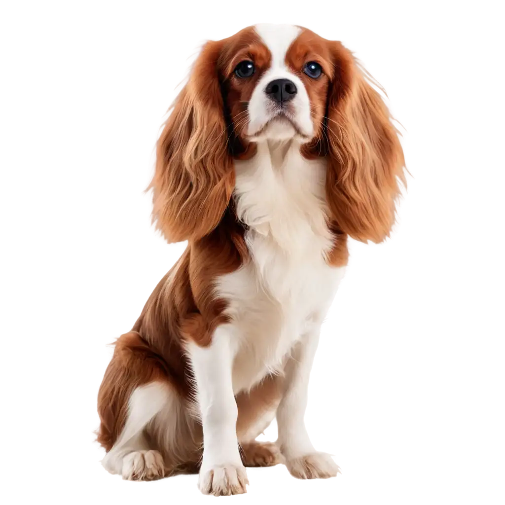 Exquisite-Cavalier-King-Charles-Spaniel-Ruby-Coloured-PNG-Image-Enhancing-the-Elegance-of-Digital-Content
