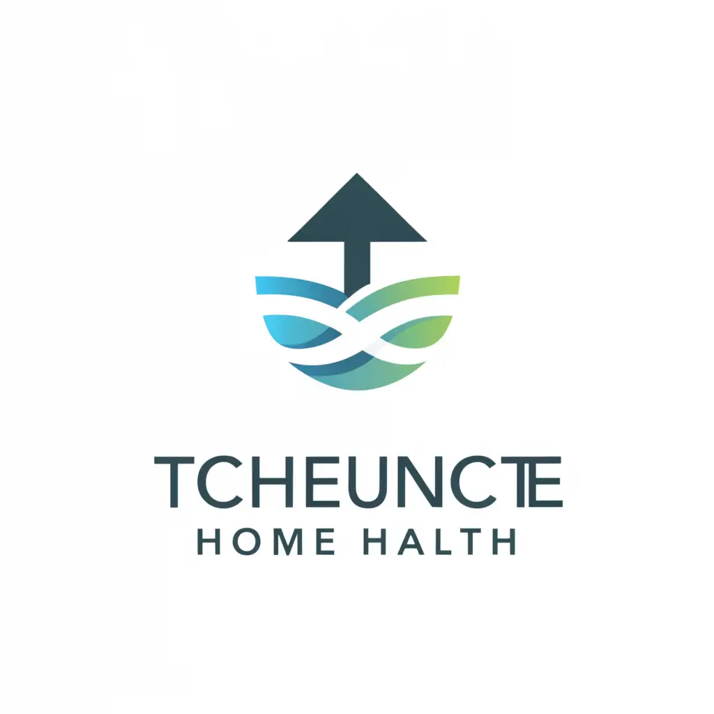 a logo design,with the text "Tchefuncte Home Health", main symbol:River,Minimalistic,be used in Medical Dental industry,clear background