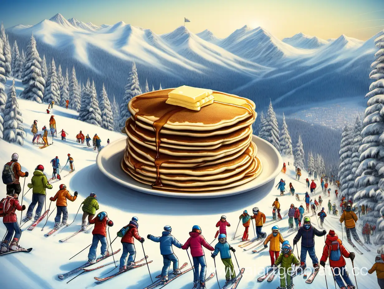 Mountain-Pancake-Skiing-Celebration