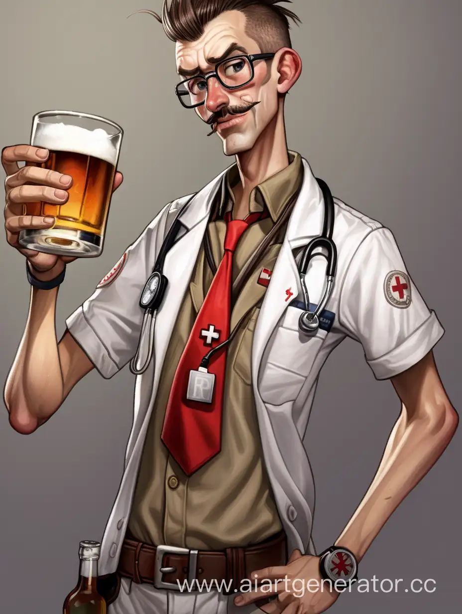 Character-Study-The-Drunken-Medics-Struggle