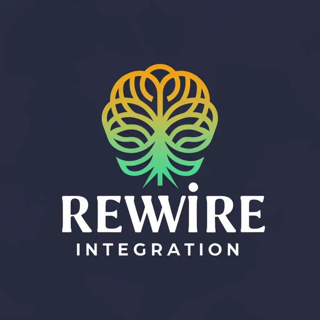 a logo design,with the text 'ReWire Integration', main symbol:Growth, becoming whole again, ,Moderate,clear background