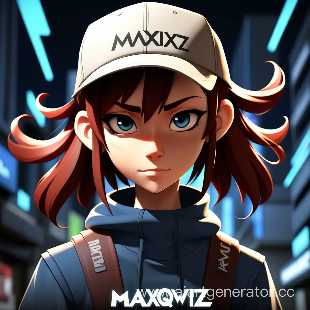 аватарка в стиле аниме и надписью MaxQwiz