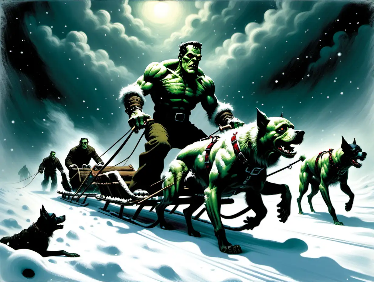 Frankenstein Dogsled Adventure in Alaska Snowstorm