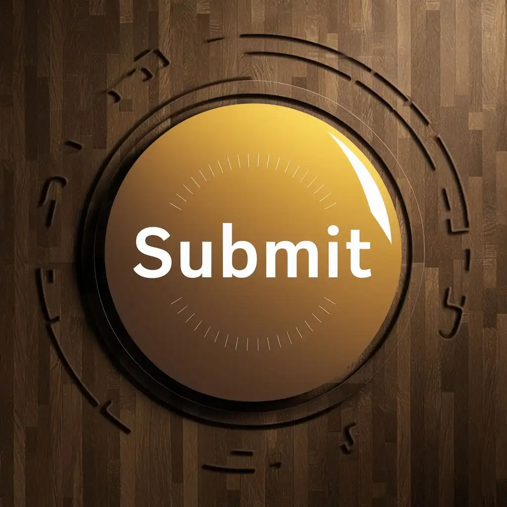 logo, a  that has SUBMIT in circular  
 background 3d circular button, with the text "SUBMIT", typography, be used in Legal industry