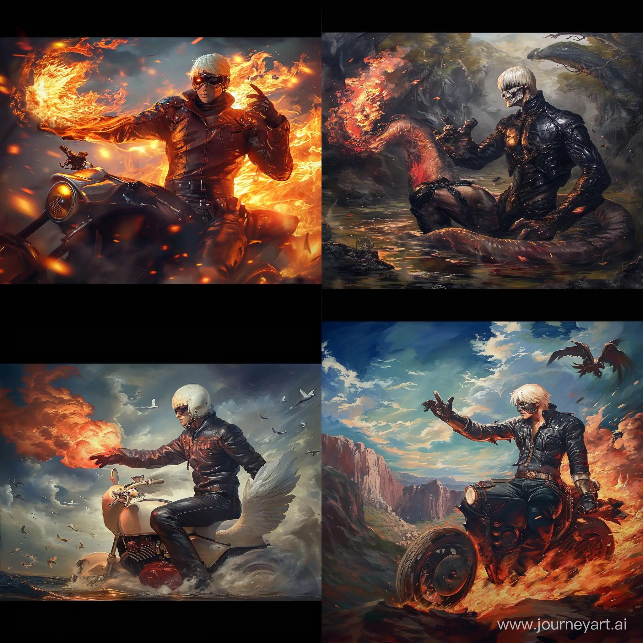 Realistic-Leather-Ghost-Rider-Goose-Panorama