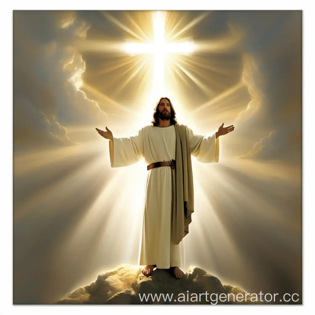 Divine-Presence-Jesus-Illuminated-in-Heavenly-Realm