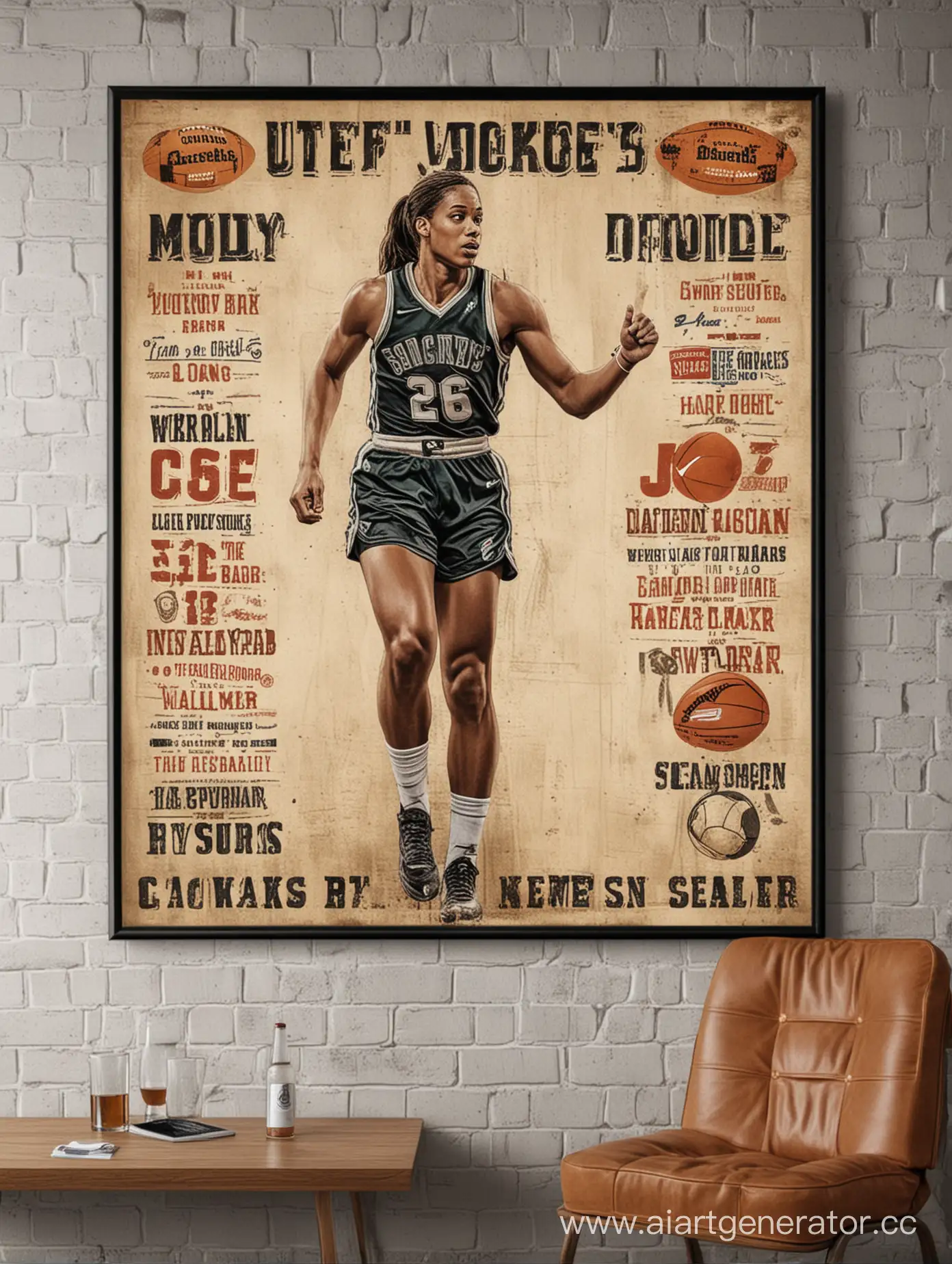 Vibrant-Sports-Bar-Poster-Adorning-the-Wall