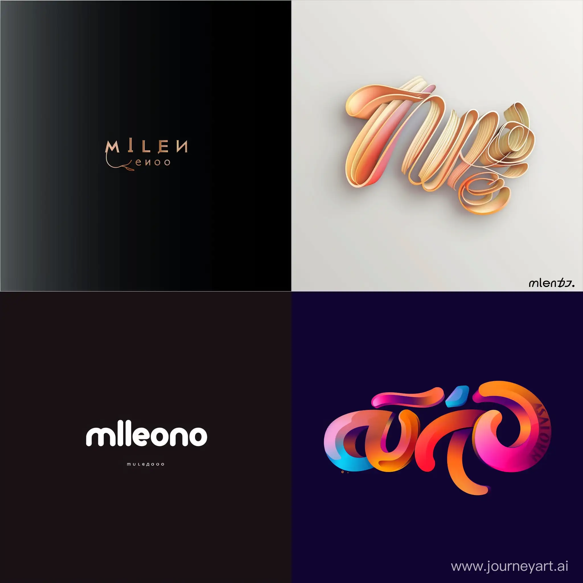  muleno.ru word logo, minimalism, style, taste, modernity, effects on letters