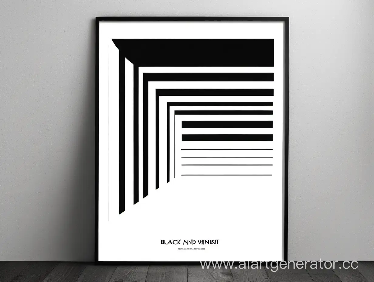 Elegance-in-Simplicity-Black-and-White-Minimalist-Poster