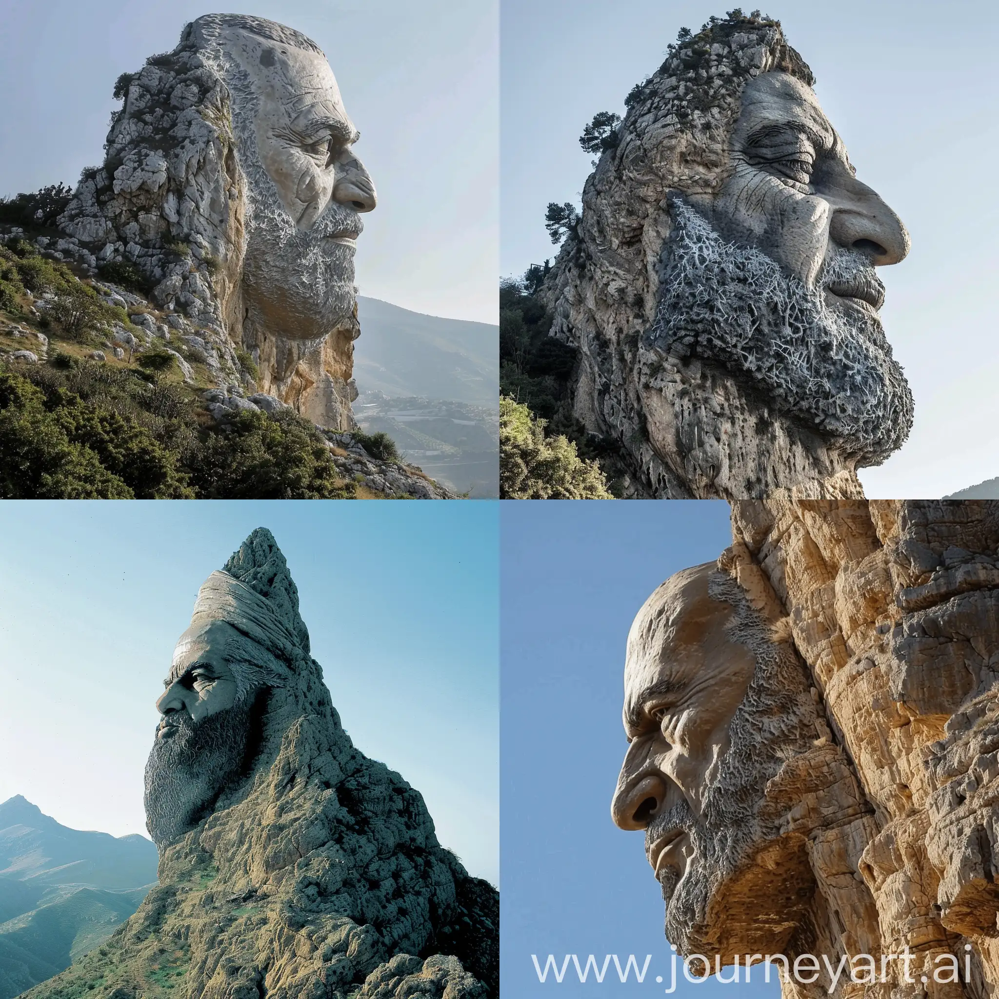 Hassan-Nasrallah-Face-Mountain-Sculpture