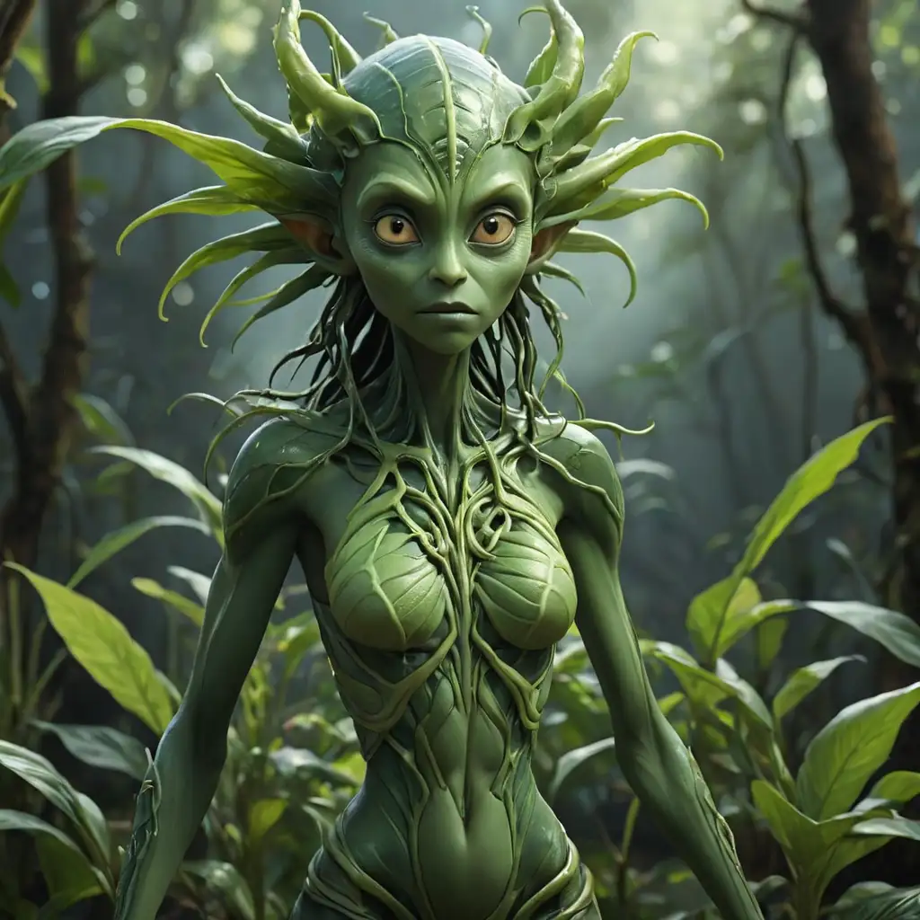 Thalara Enigmatic PlantBased Alien with Regenerative Powers