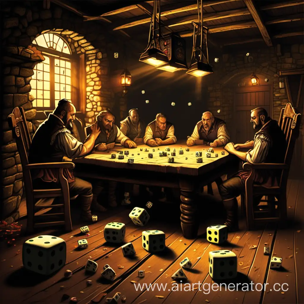 Dice-Game-in-a-Bustling-Tavern-Setting