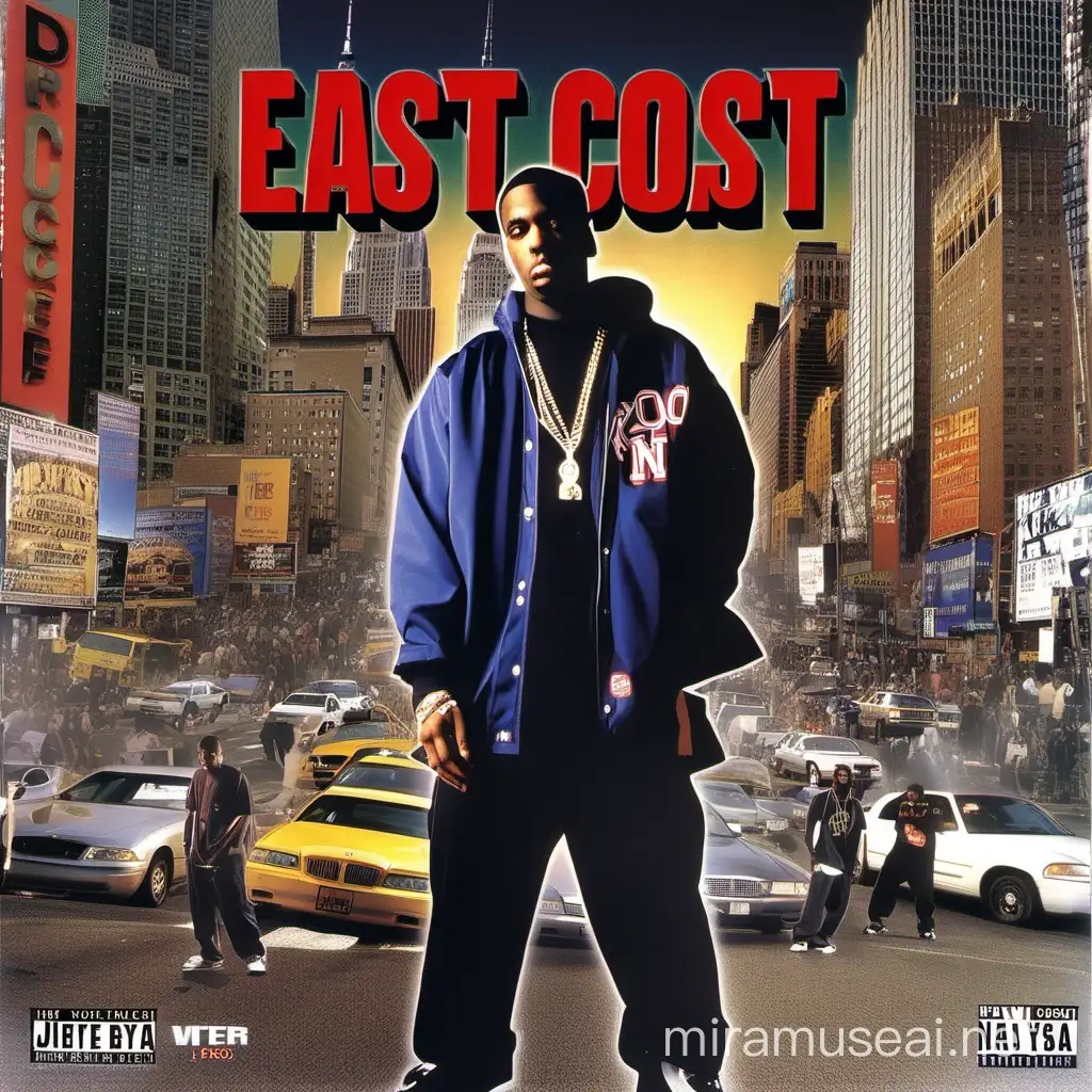 East coast new york 2002 hip hop rap album cover movie cover in early 2000s