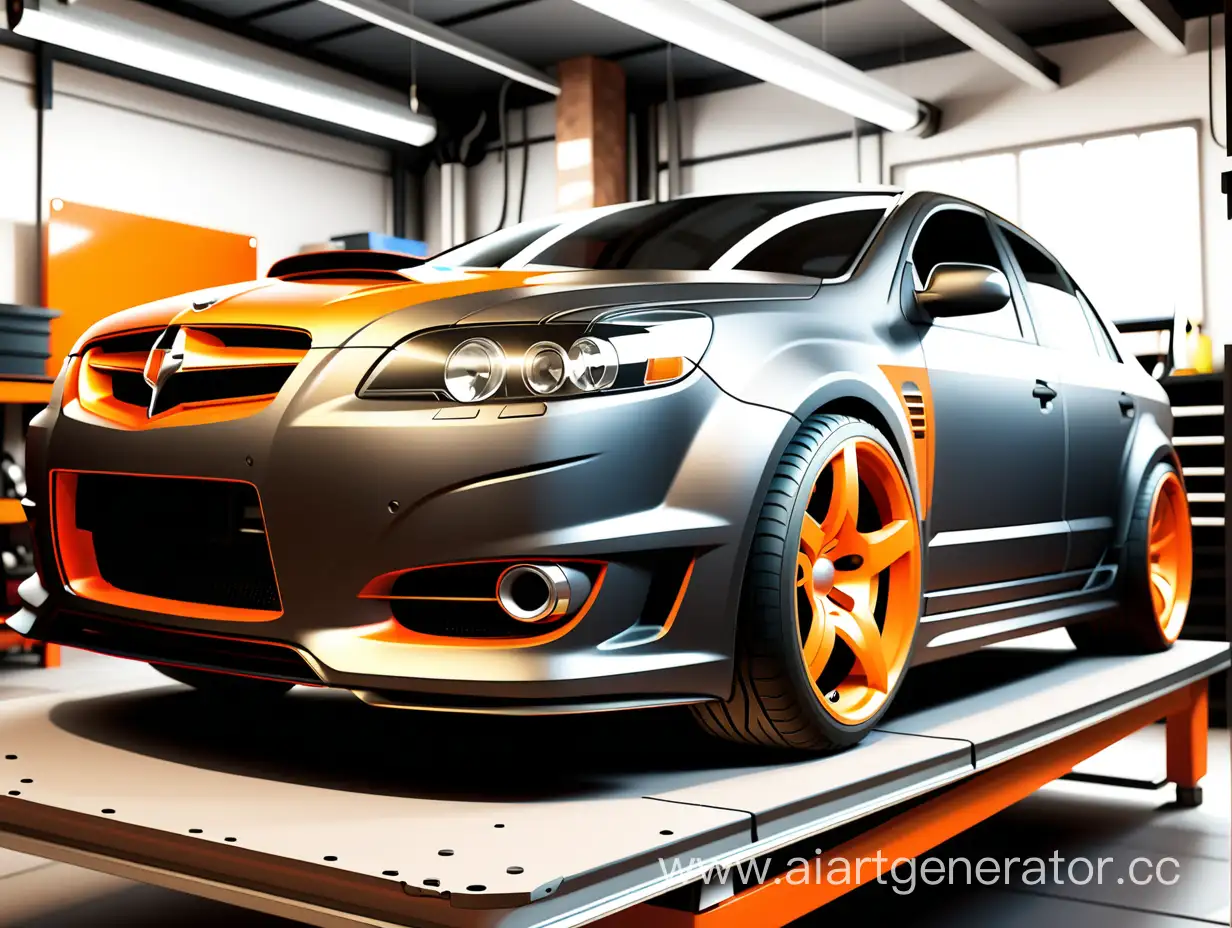 car service for car tuning and restyling