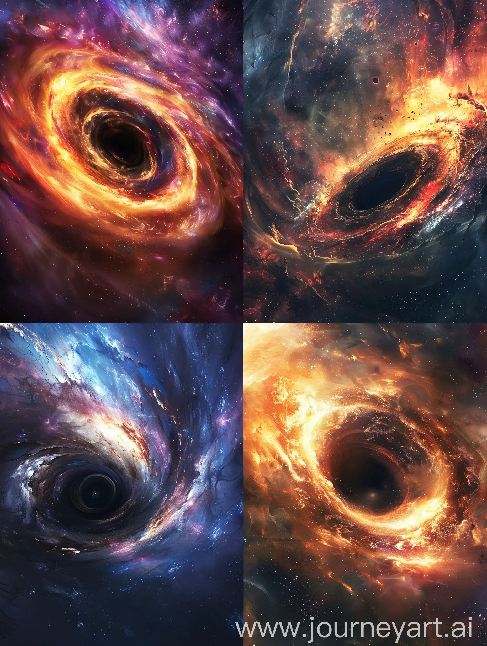 Придумай превью для видео на тему "Hidden Secrets of Black Holes: Revealing the Mysticism of the Cosmos"