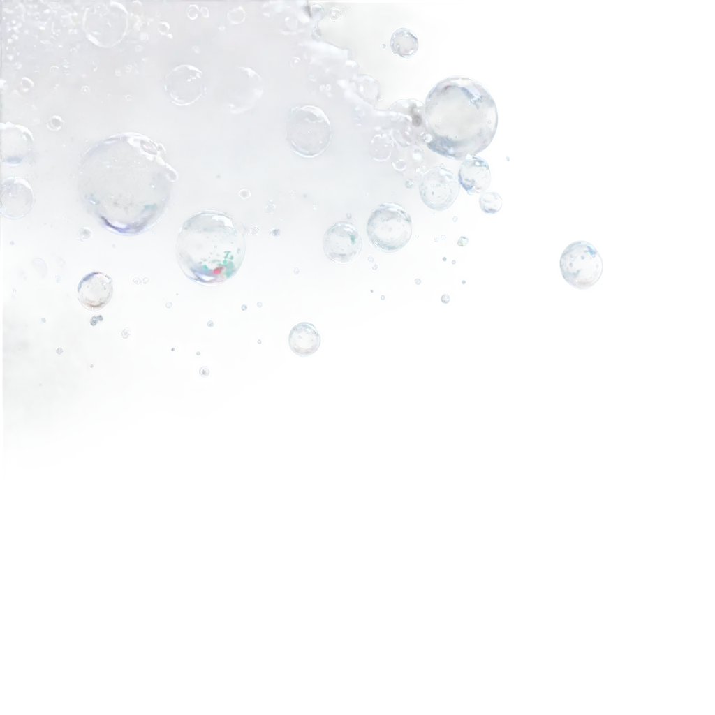 foam with bubbles flowing
