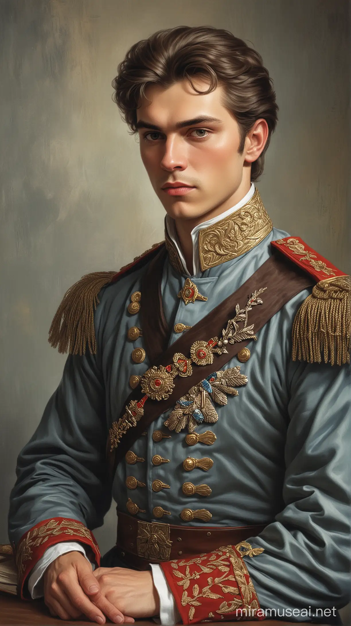 Portrait of Prince Vasily Kuragin from War and Peace