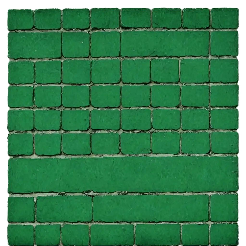 Vibrant-Green-Brick-Wall-PNG-Enhance-Your-Designs-with-HighQuality-Texture
