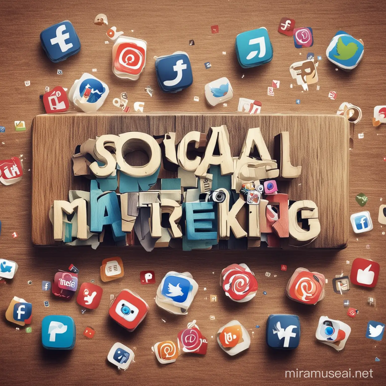 Diverse Social Media Marketing Team Brainstorming Strategy
