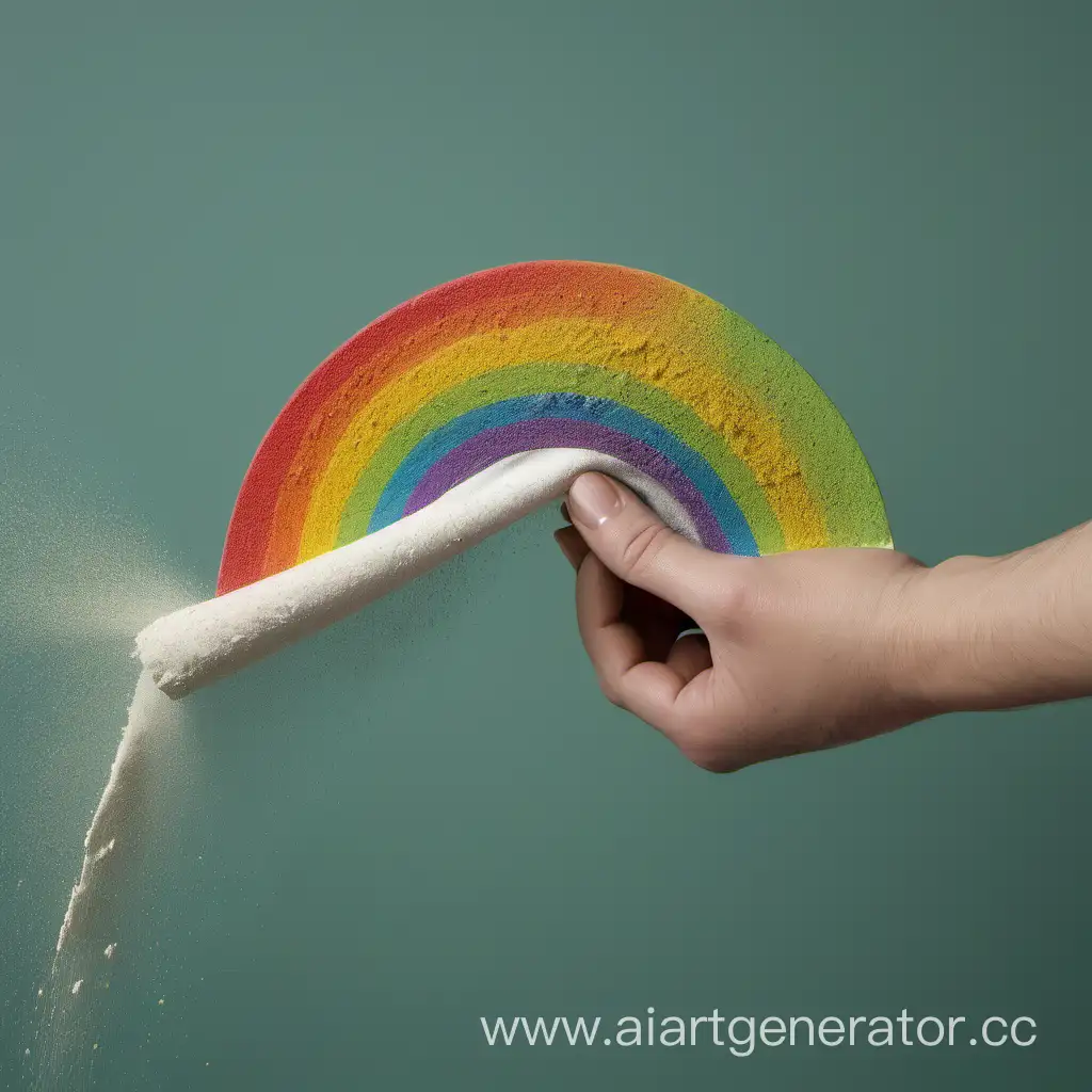 Person-Cleaning-Rainbow-Dust-Off-Surface
