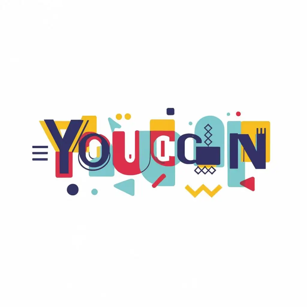 logo, Youth, with the text "YOUCON", typography, be used in Events industry