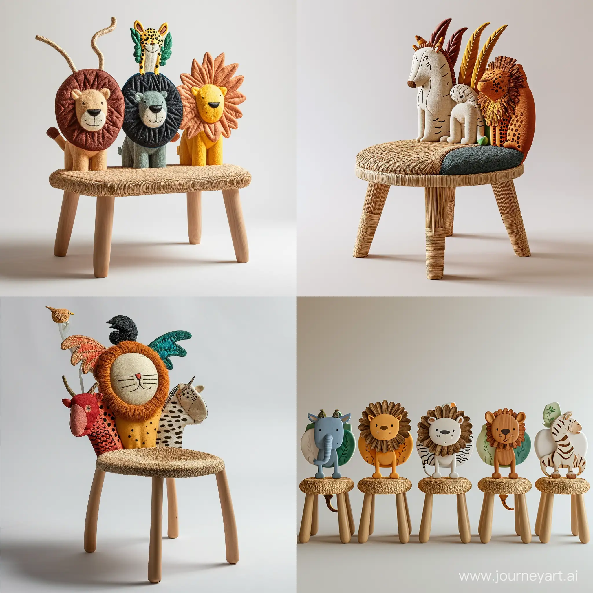 Cute-Safari-AnimalInspired-Kids-Chair-EcoFriendly-and-Educational