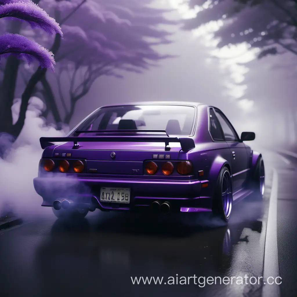 Japanese-Car-Emitting-Purple-Smoke-with-Coherent-Mist-in-High-Detail