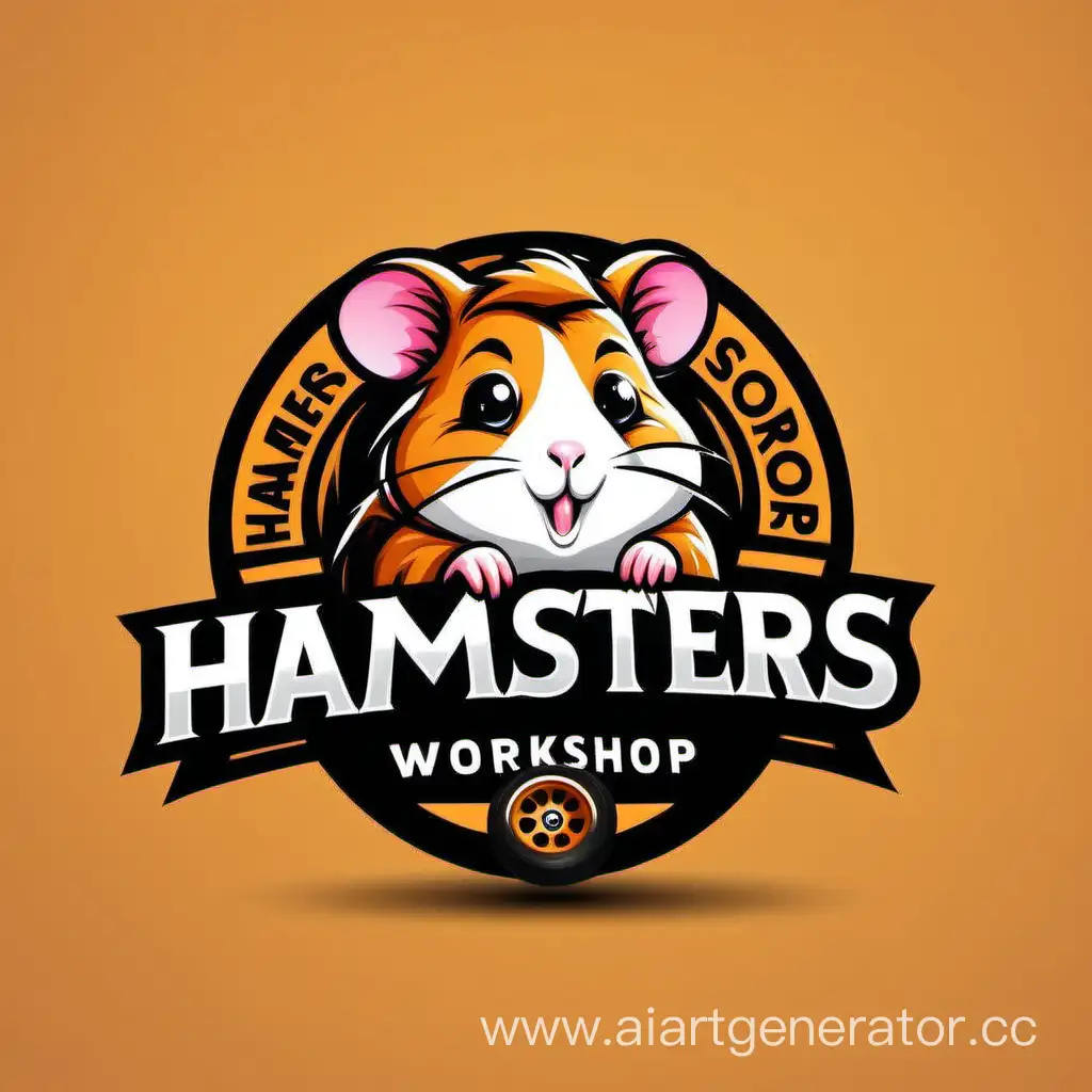Hamsters-Workshop-Custom-Logo-Design-for-Drift-Car-Services