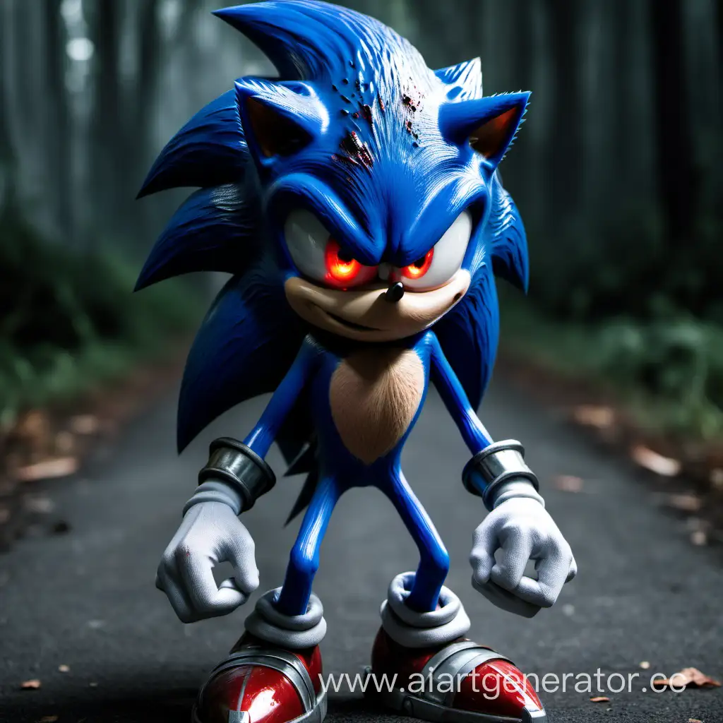 Mysterious-Sonic-the-Hedgehog-with-Fiery-Red-Eyes