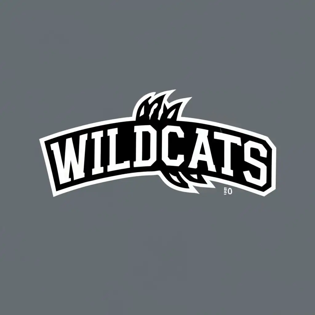 LOGO-Design-For-Wildcats-Bold-Black-White-Claw-Theme-with-Scratches-Icon