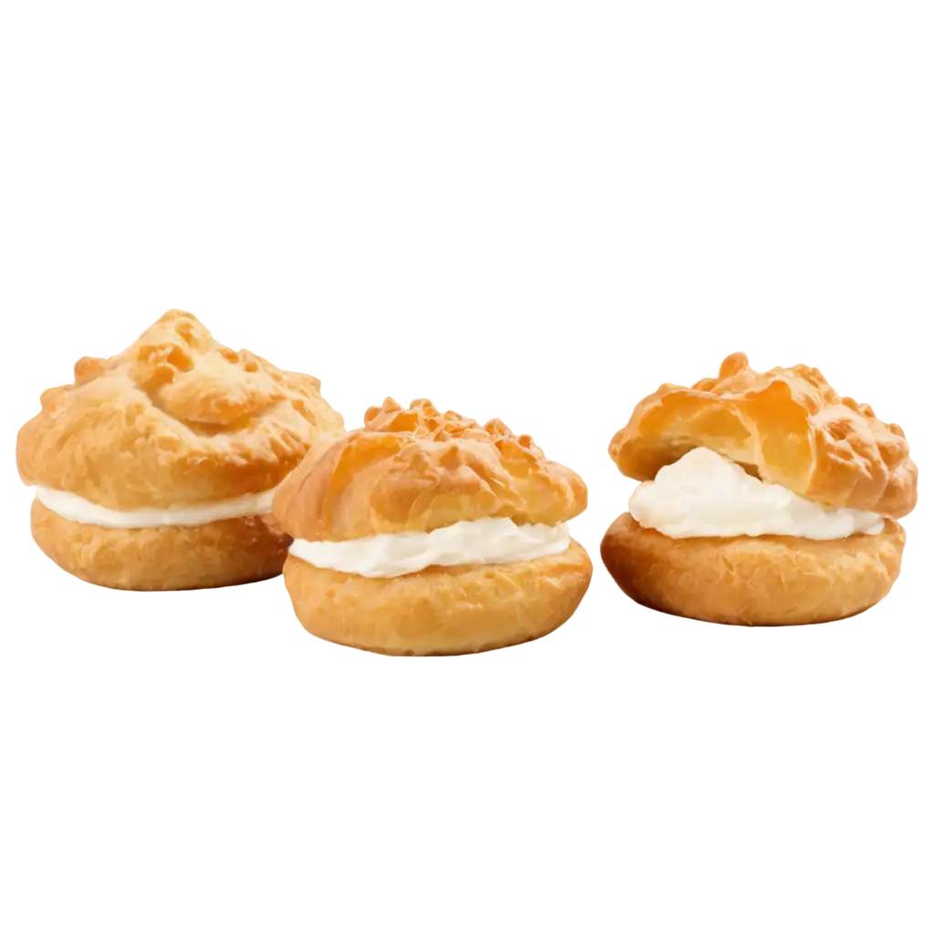 Exquisite-Cream-Puffs-PNG-Delightful-Treats-in-HighQuality-Image-Format