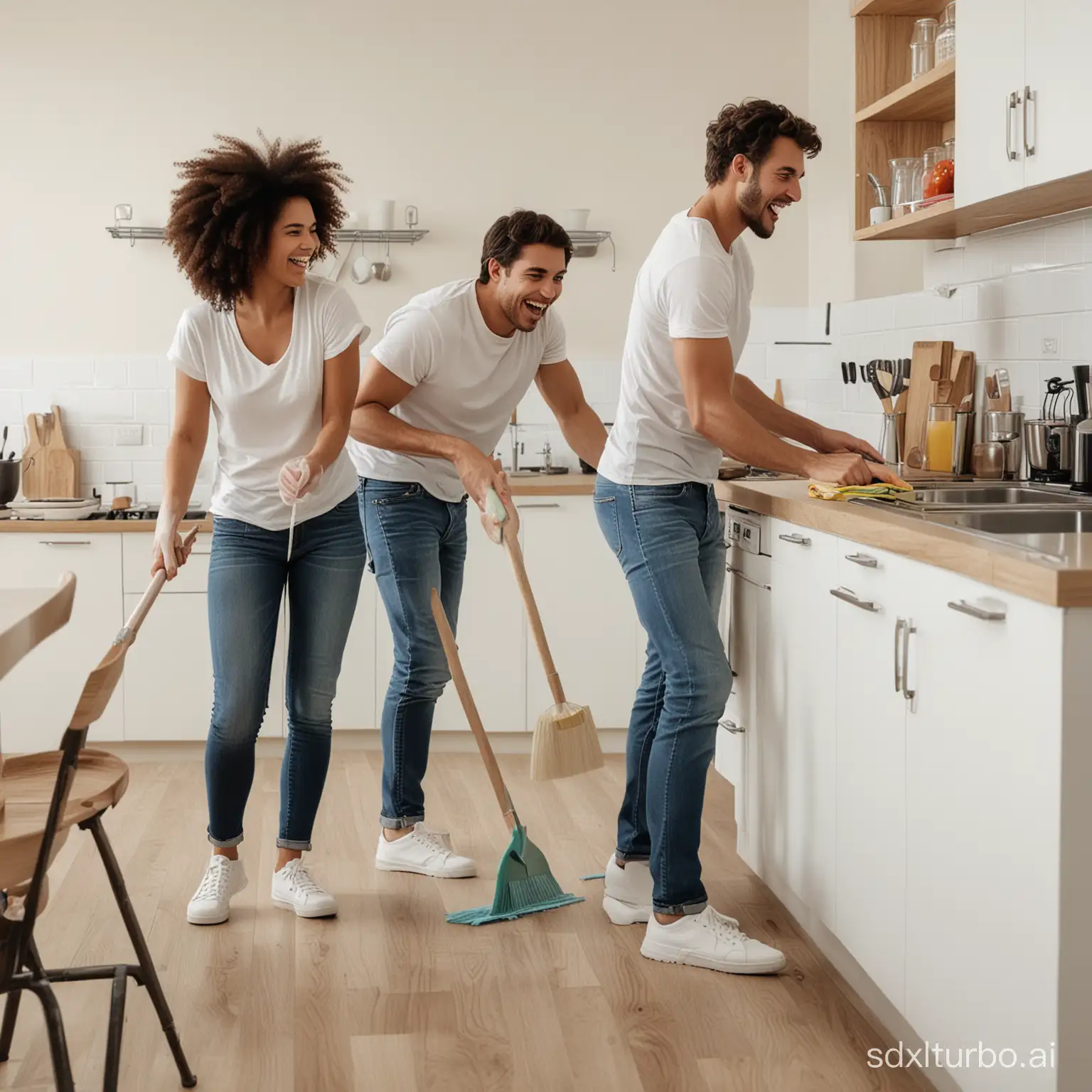 Happy-Couple-Cleaning-Kitchen-Together-Domestic-Bliss-Scene