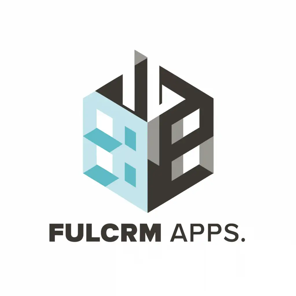 LOGO-Design-for-Fulcrum-Apps-Minimalistic-Building-Symbol-in-Technology-Industry