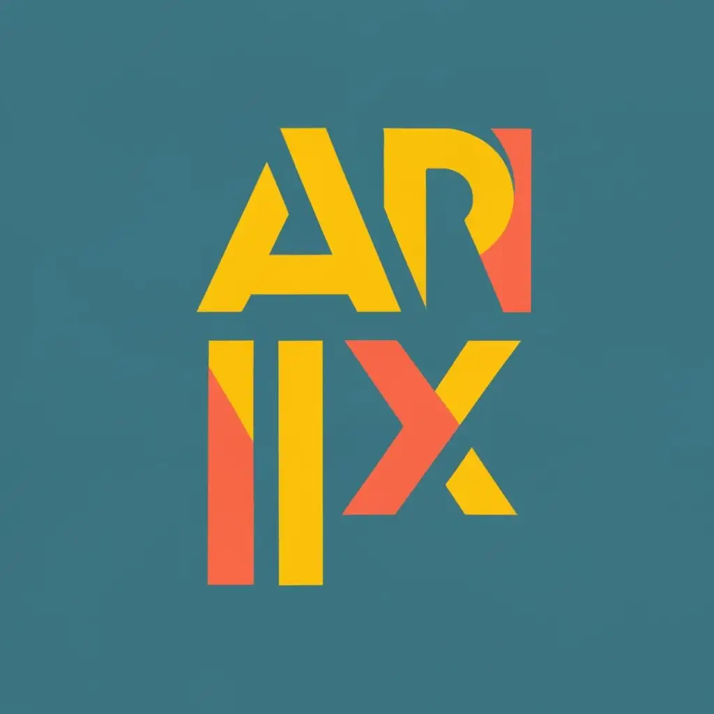 logo, a bold and stylized font for the letters "Arion" and giving the "iX" a sleek and modern look.  experiment with different typographic treatments, such as overlapping or intersecting letters. Adding elements like musical notes, a microphone, or a spotlight., with the text "ArioniX", typography, be used in Entertainment industry