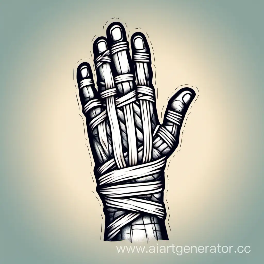 Healing-Hands-Abstract-Art-TShirt-Design