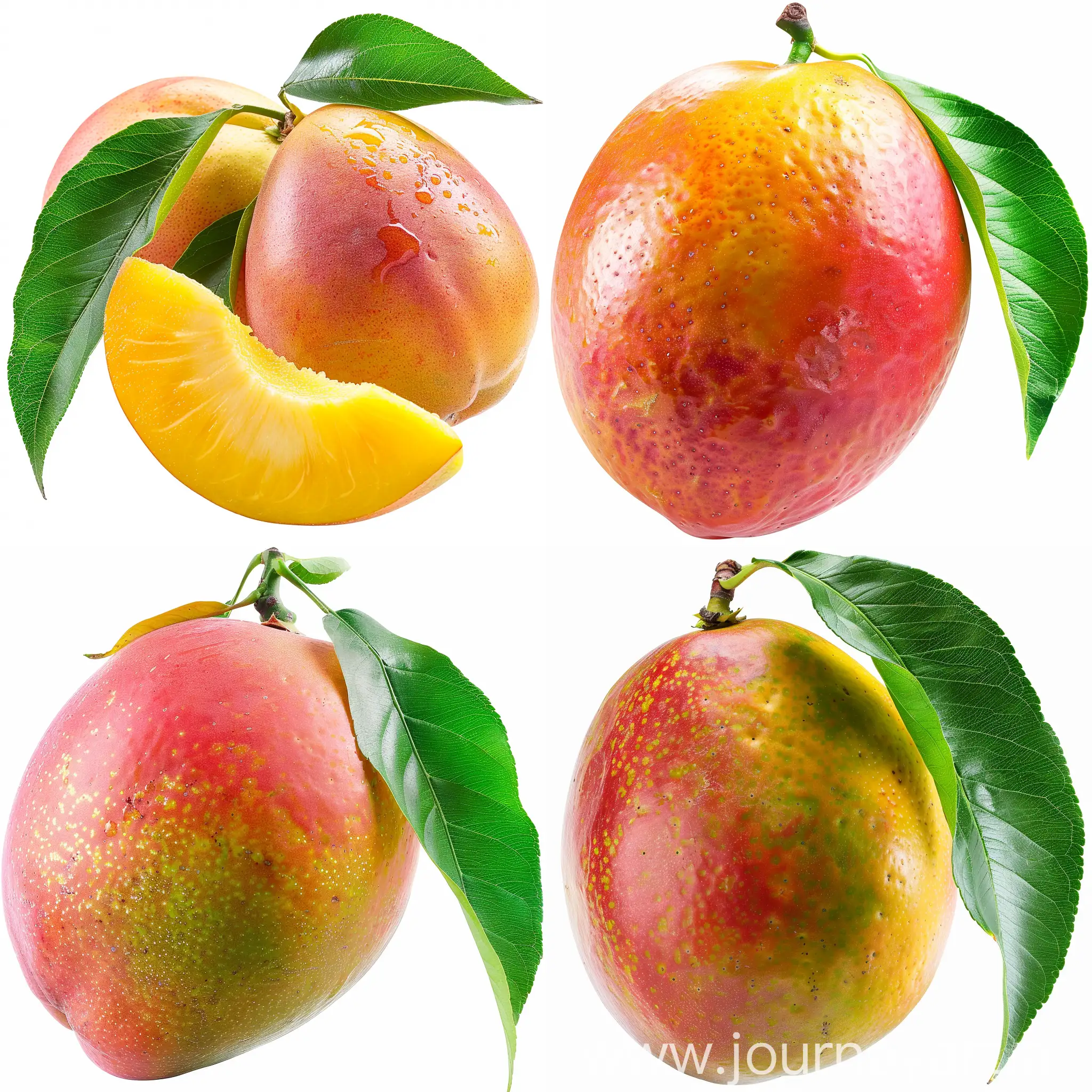 Colorful-Mango-Illustration-with-No-Background