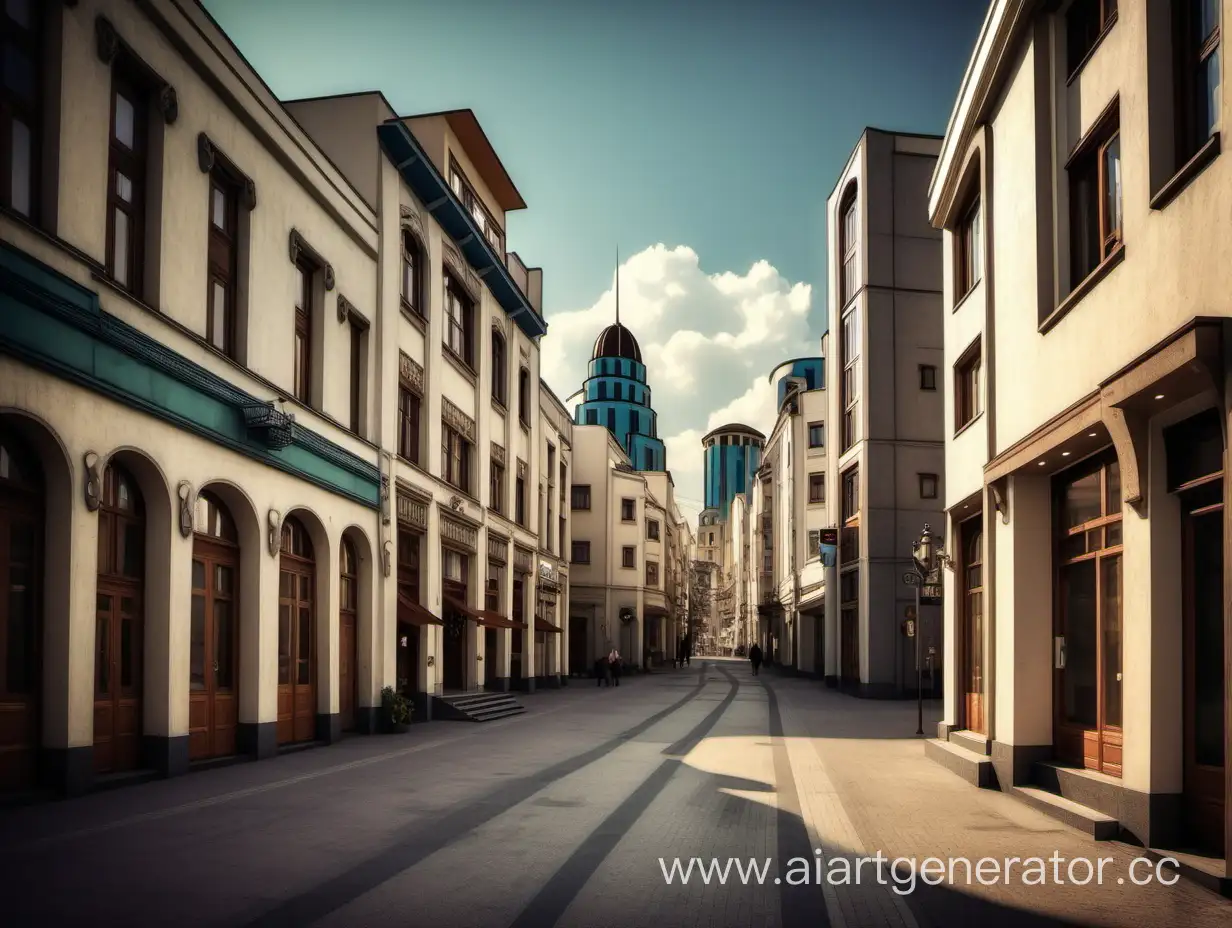 Charming-Art-Deco-Street-in-an-Old-Townscape