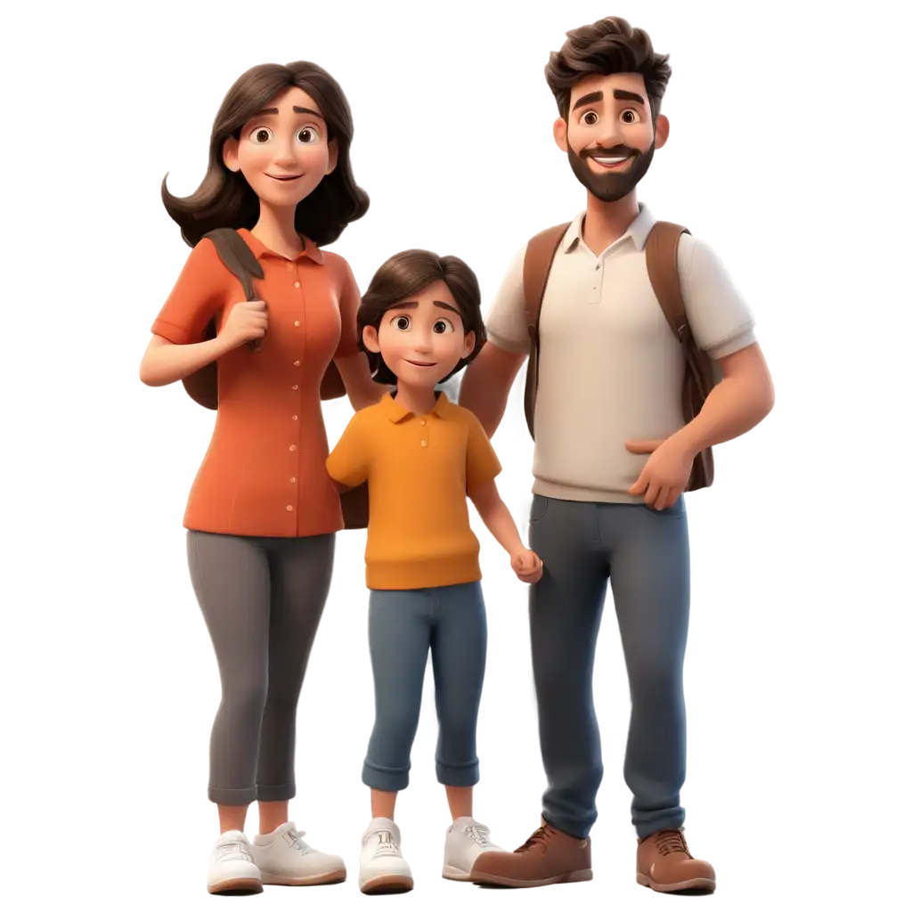 Cartoon-3D-PNG-Happy-Parents-and-Child-Illustration-for-Family-Blogs-and-Parenting-Websites