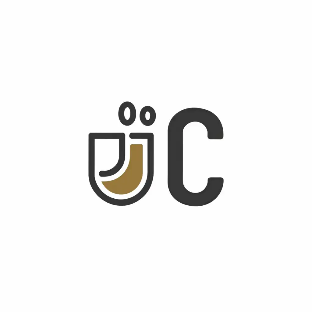 a logo design,with the text "Juni club", main symbol:Initials j c, shot glass subtle,Moderate,be used in Events industry,clear background