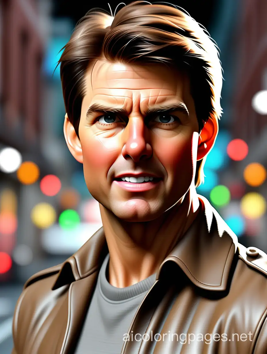 Tom-Cruise-Coloring-Page-Expressive-Portraits-for-Kids-Artistic-Adventure