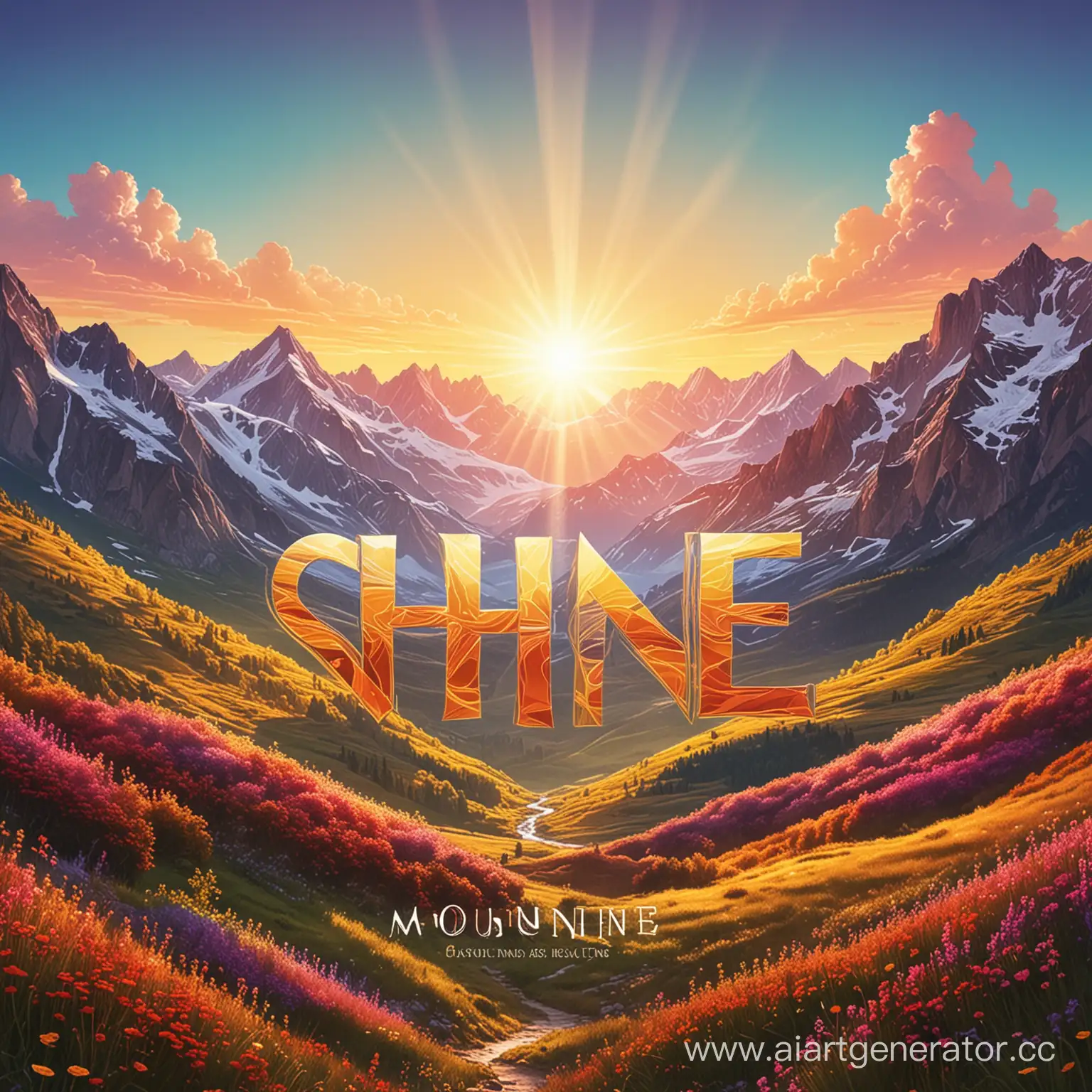 Vibrant-Sun-Over-Majestic-Mountains-Album-Cover-SHiNE