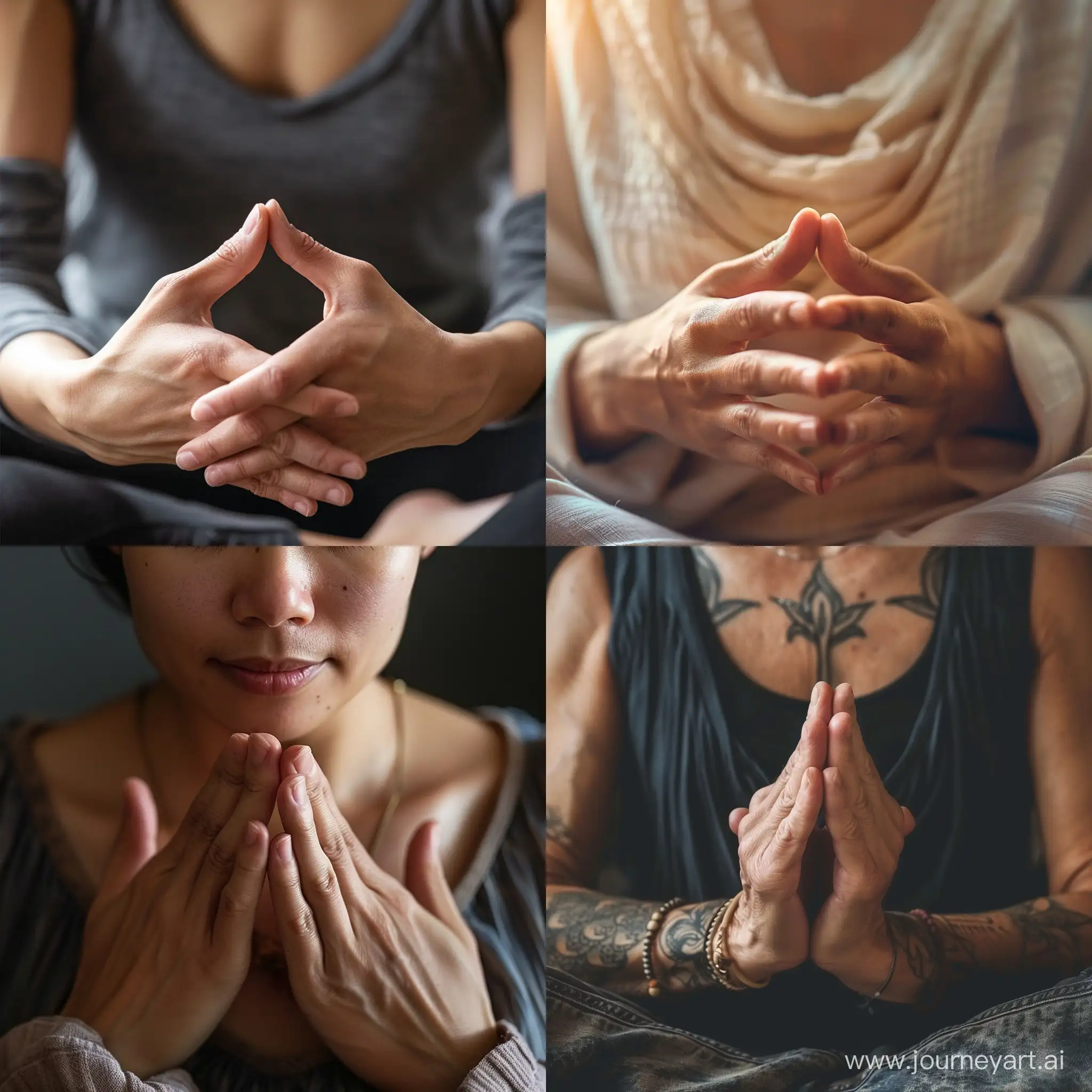 Meditating-Person-Showing-Reverence-to-Intuition