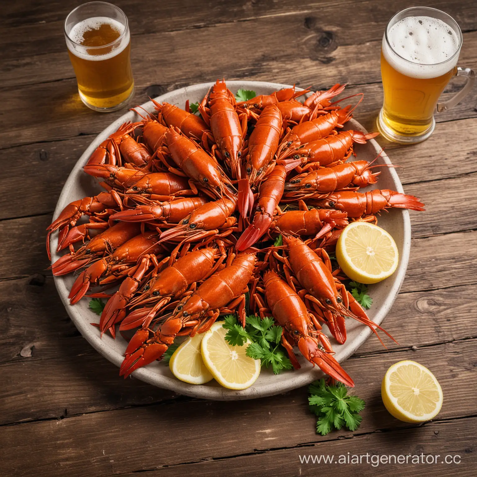 Delicious-Crayfish-Feast-with-Refreshing-Cold-Beer